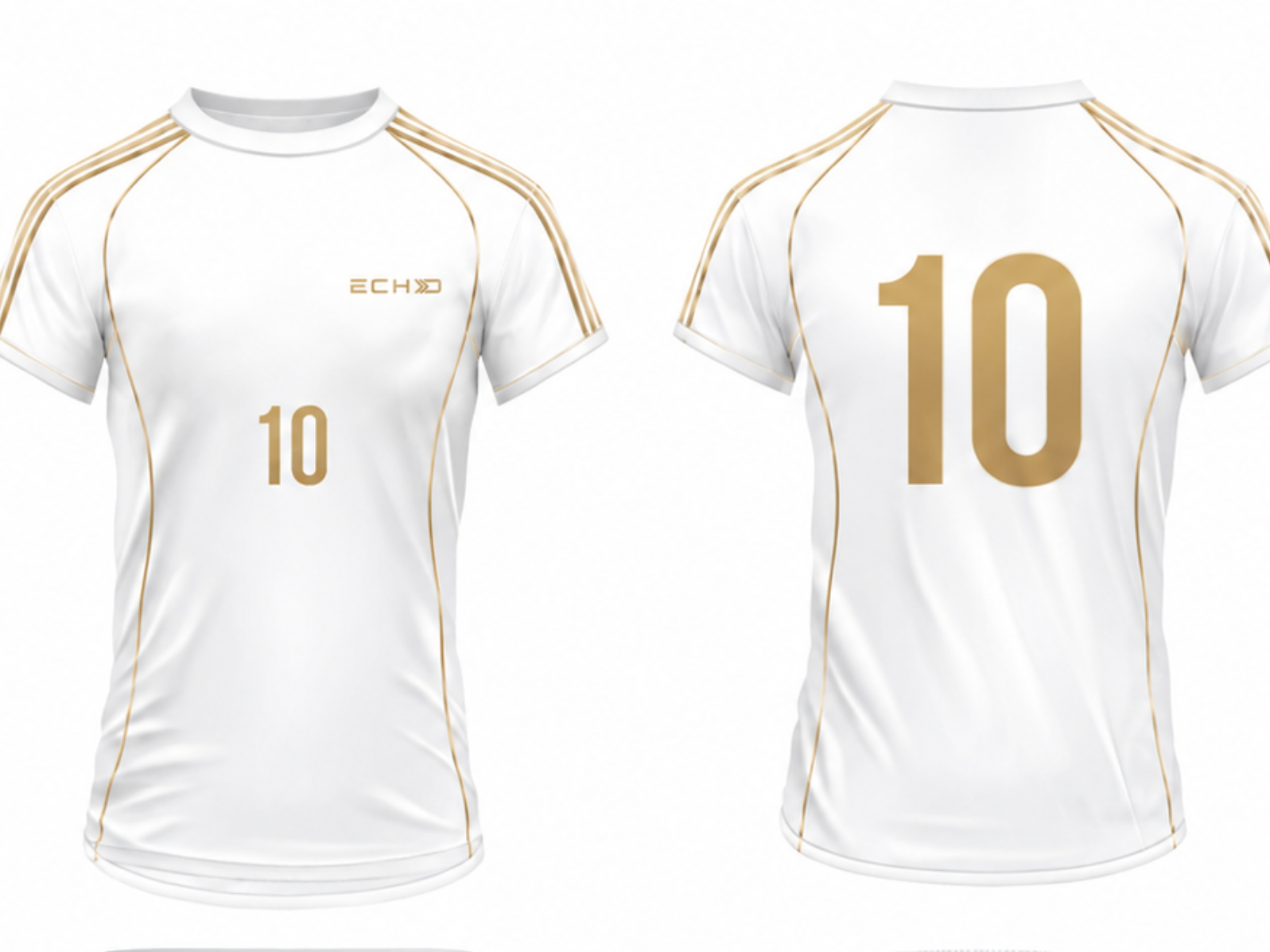 ECHO maillot Elite - blanc & or