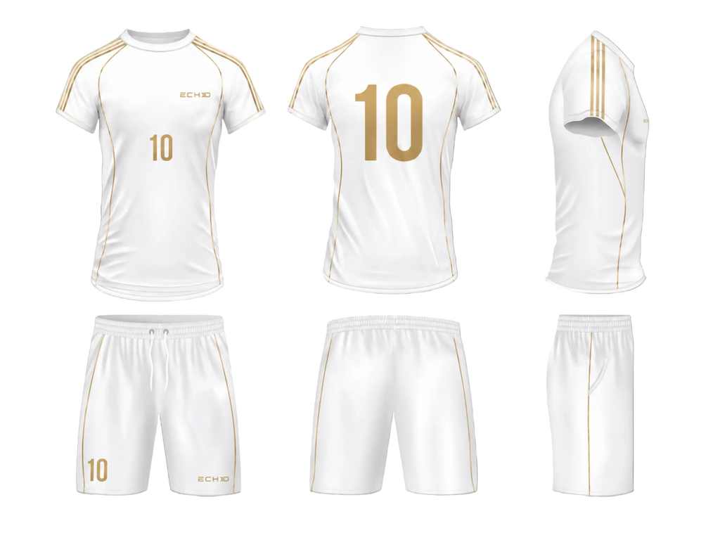 ECHO maillot Elite - blanc & or