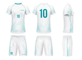 Ensemble ECHO Frost - blanc & turquoise