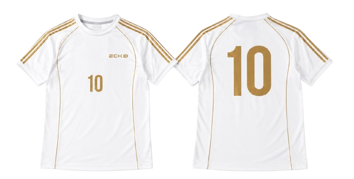 ECHO maillot Elite - blanc & or