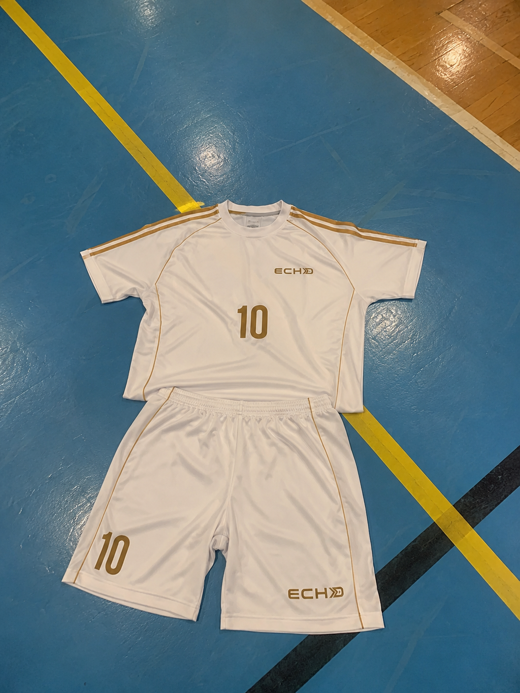 ECHO maillot Elite - blanc & or