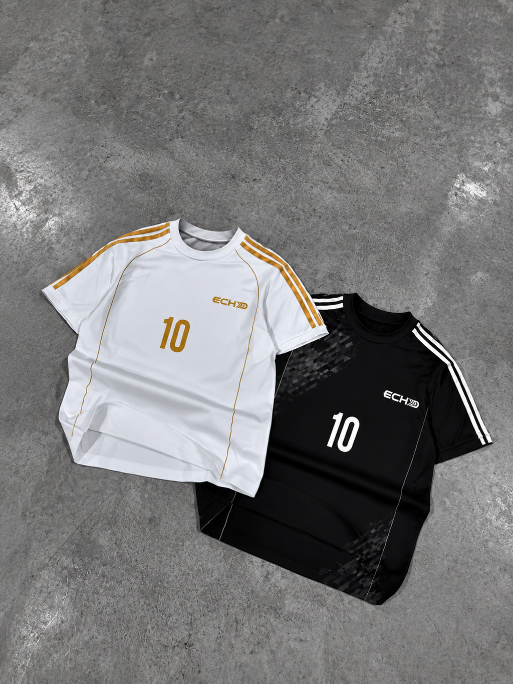 ECHO maillot Elite - blanc & or